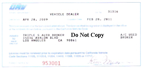 How to Get an Auto Auction License in California